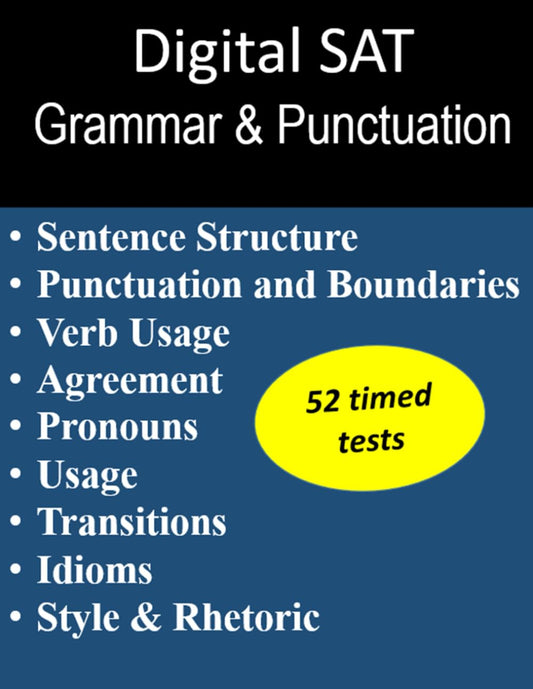 Digital SAT Grammar & Punctuation - 8872