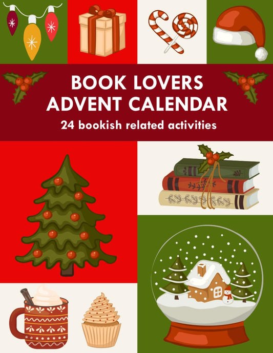 Book Lovers Advent Calendar: 24 Bookish Related Activities For Readers, Fun Christmas Gift For Adult Woman And Man - 5332