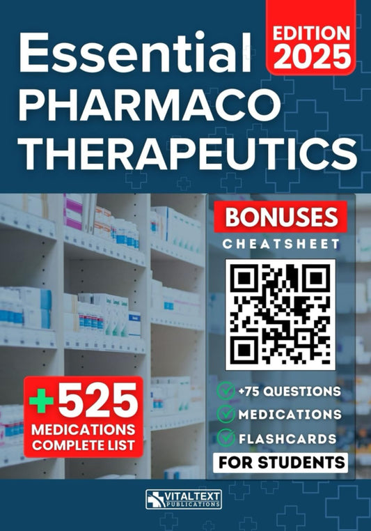 Essential Pharmacotherapeutic: Clear Concepts and Digital Resources for Advanced Practice [NPs, ANPs, DNPs, and PA-Cs] - 3342