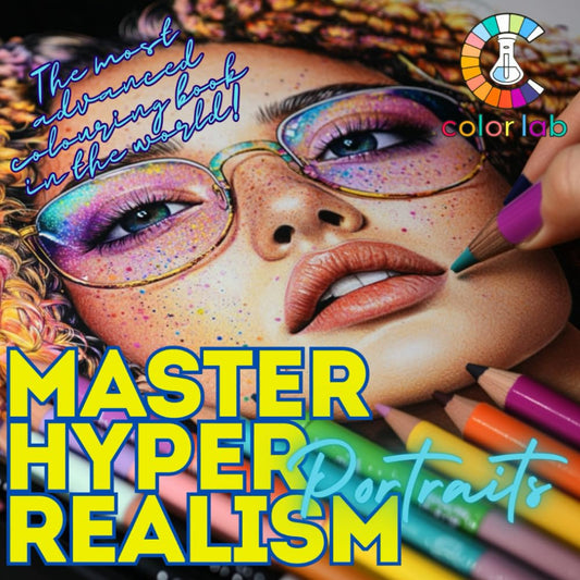 Master Hyper-Realism - PORTRAITS: The Most Advanced Coloring Book in the World! - 8204