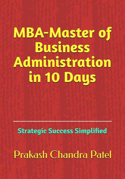 MBA-Master of Business Administration in 10 Days - 5834