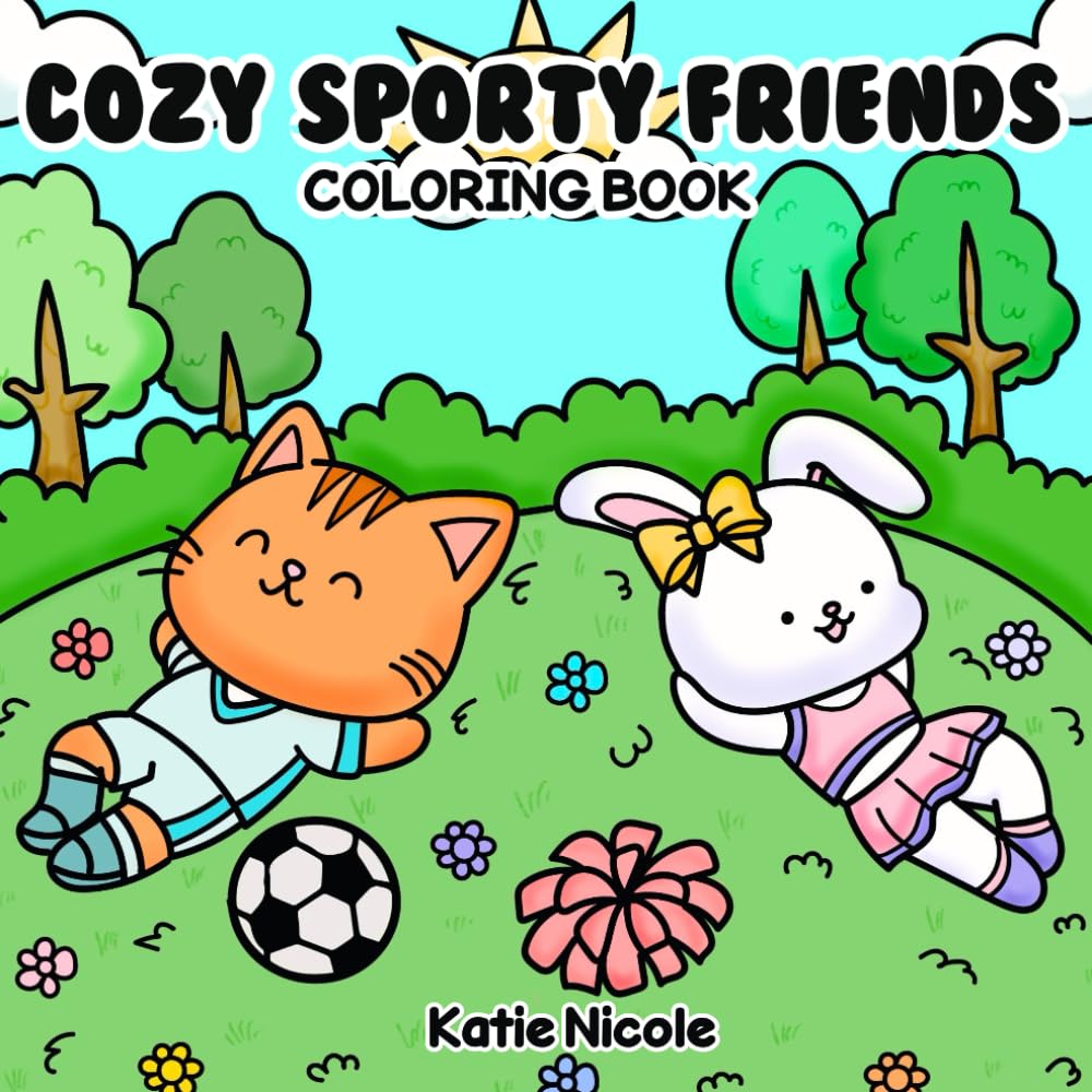 Cozy Sporty Friends: Coloring Book - 5609