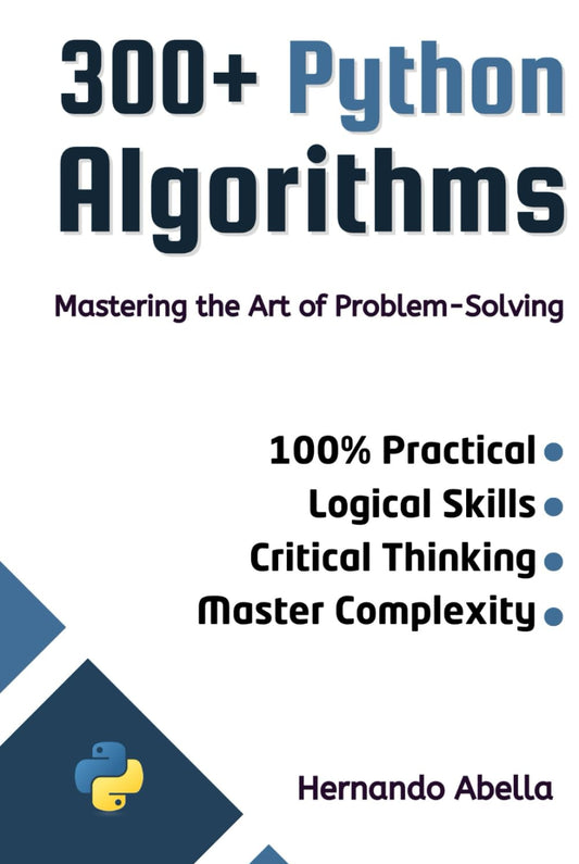 300+ Python Algorithms: Mastering the Art of Problem-Solving (Python MEGA bundle) - 1906