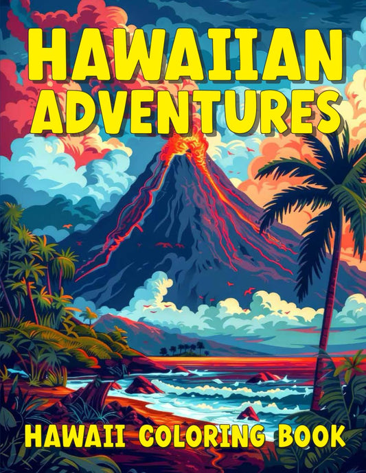 Hawaiian Adventures: Coloring Book - 1915