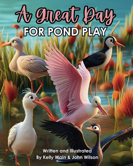 A Great Day For Pond Play - 1284