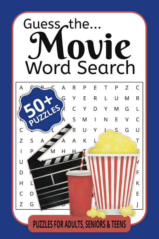 Guess the Movie Word Search: A Movie-Themed Word Search Adventure (Guess the Movie: A Word Search Challenge Collection) - 7179