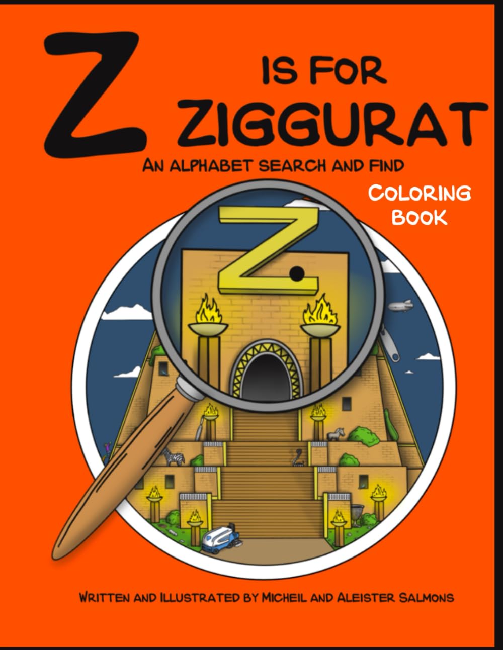Z Is For Ziggurat: A Coloring Book - 7505