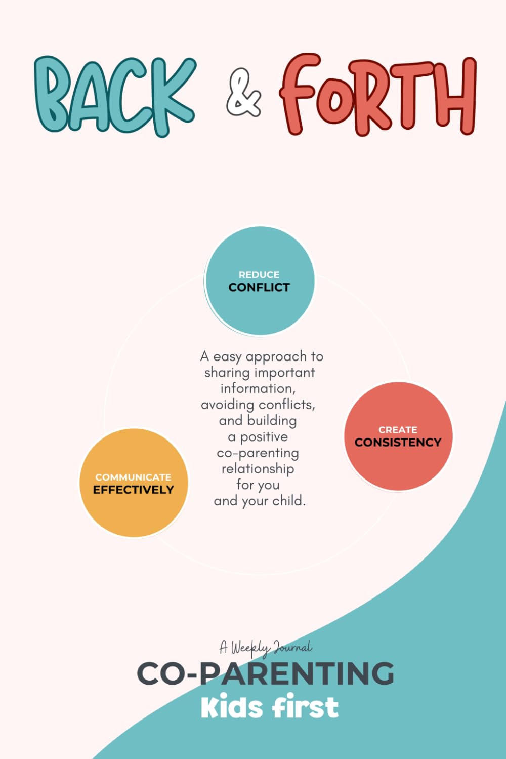 Back and Forth: Kids First a Back and Forth Journal: A Logbook for Better Co-Parenting Communication - Struggling with communication between Parents - 4621