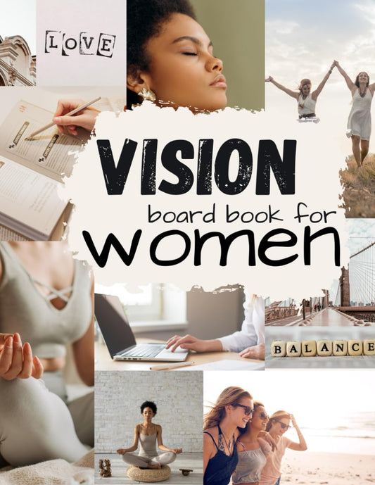 Vision Board Book for Women: Clip Art Magazine More Elements in All Categories for Visualizing Your Life Goals & Dreams (Vision Board Clip Art Book) - 2940
