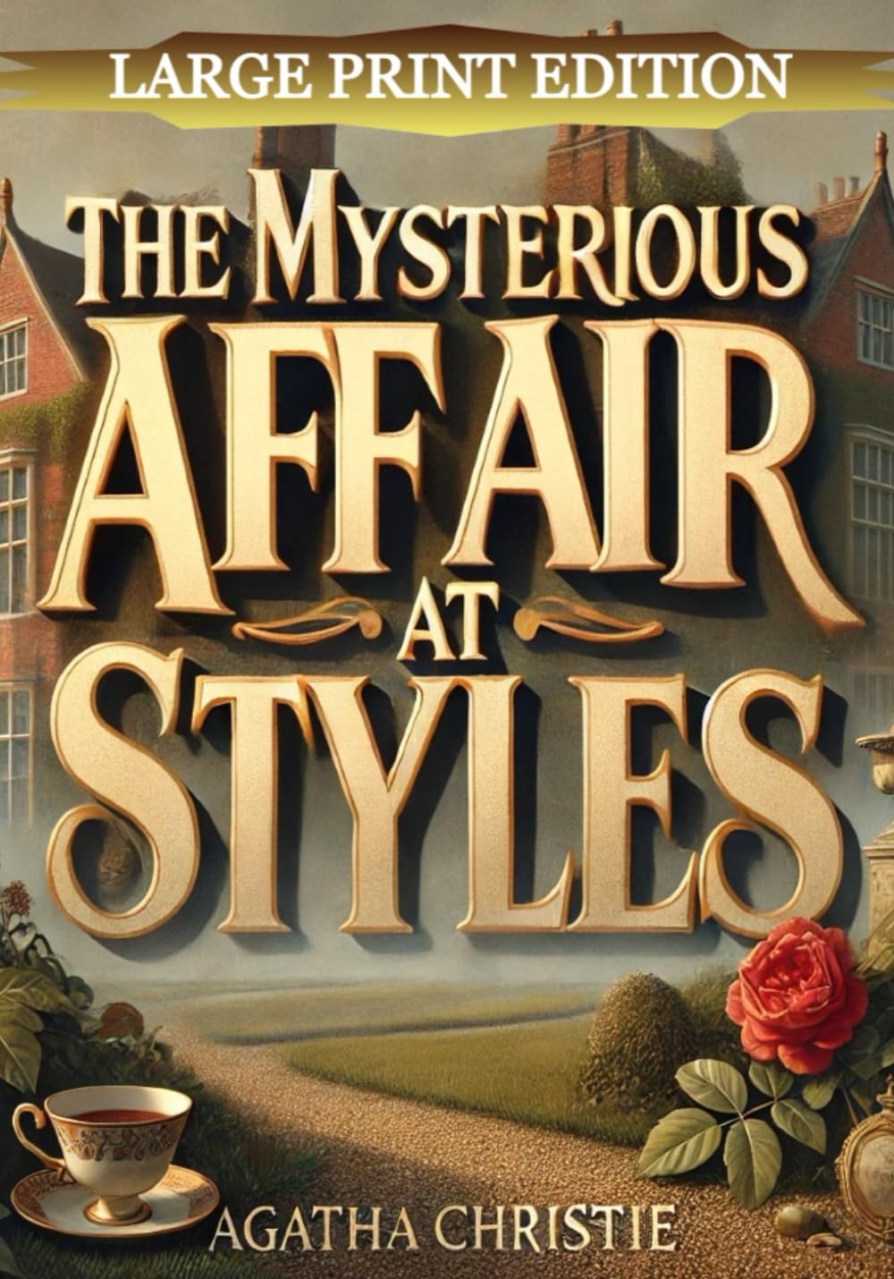The Mysterious Affair at Styles (Large Print Edition): A Gripping Puzzle of Lies, Suspense, and a Hidden Clue That Changes Everything