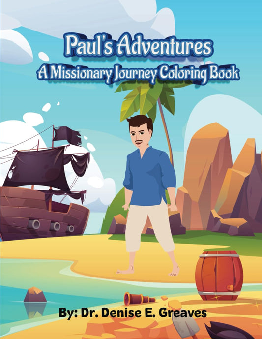 Paul's Adventures: A Missionary Journey Coloring Book - 3676