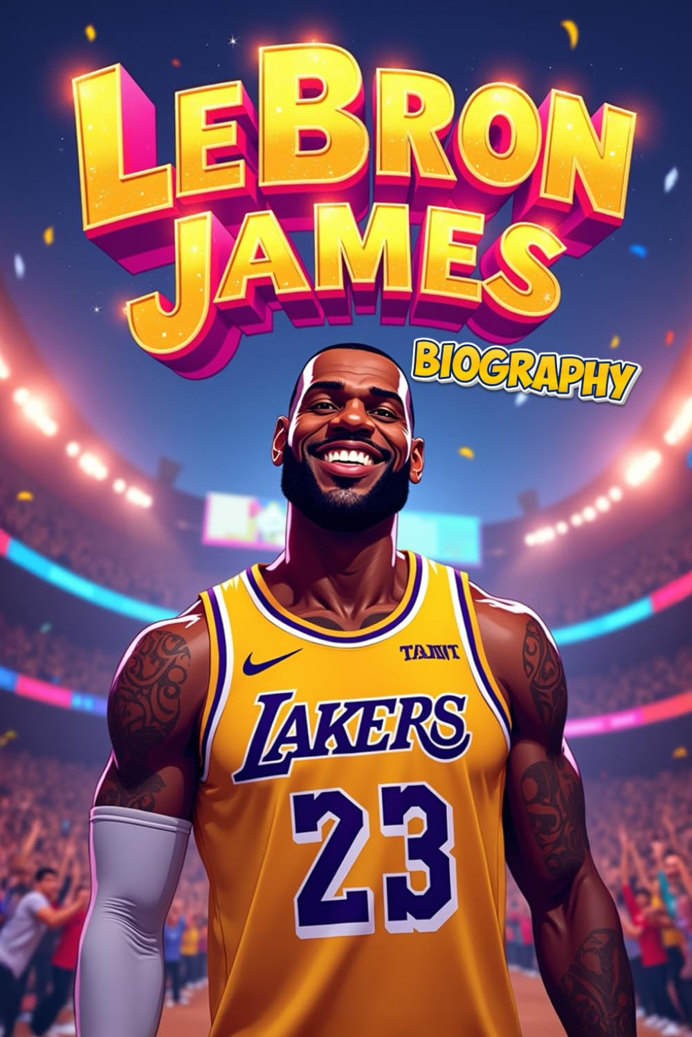 Lebron James Biography: A Colorful Illustrated Book About the Life and Career of the Super Star, Featuring Fascinating and Exclusive Facts (Stars Biography for Kids and Teen) - 8726