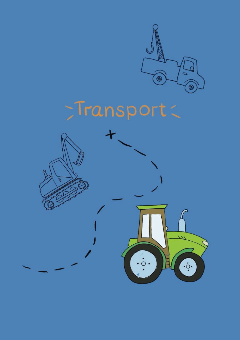 Transport fun activity book: cutting, tracing, logical tasks for toddlers and young kids (Activity books for toddlers)