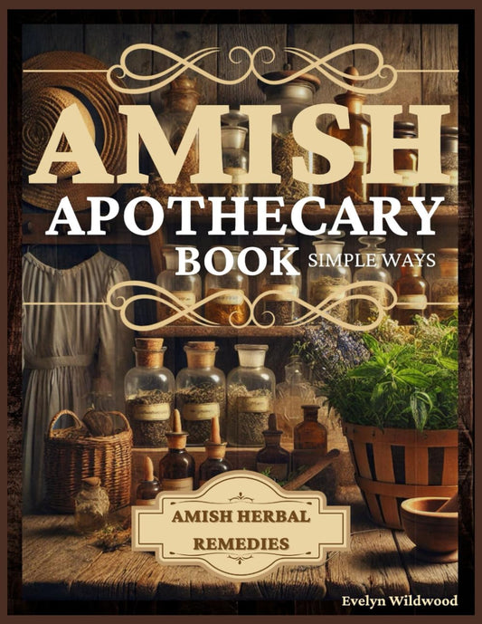 Amish Apothecary Book: A Guide to Natural Herbal Remedies, Holistic Healing, and Everyday Wellness in Simple Ways - 6917