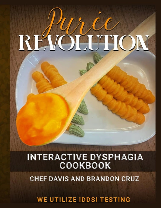 Purée Revolution Interactive Dysphagia Cookbook: Step-by-Step Pureed Recipes with QR Code Guides for Easy Meal Prep and Swallowing Support - 2391