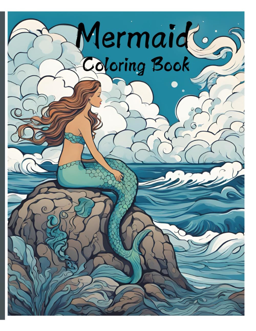Mermaid Coloring Book: Adorable illustrations for your young and adults mermaids - 2046