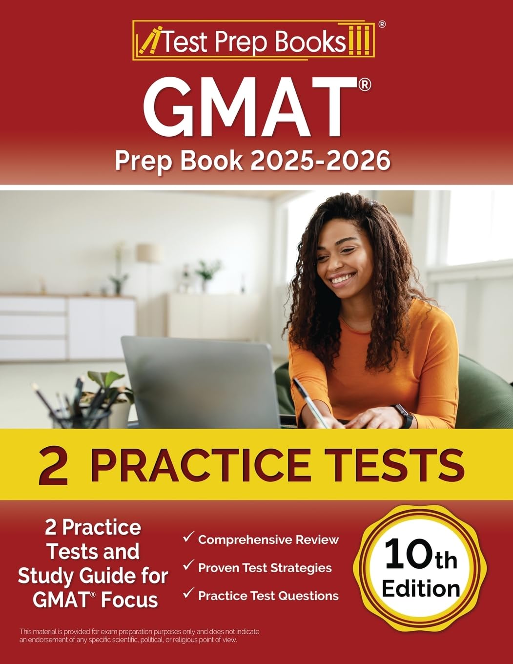 GMAT Prep Book 2025-2026: 2 Practice Tests and Study Guide for GMAT Focus: [10th Edition] - 6740