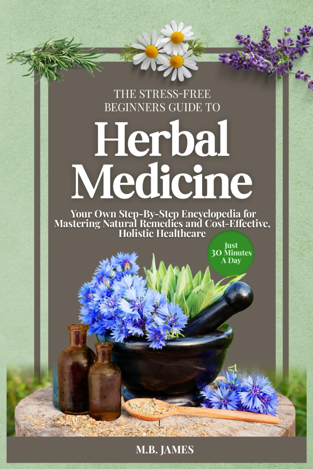 THE STRESS-FREE BEGINNERS GUIDE TO Herbal Medicine: Your Own Step-By-Step Encyclopedia for Mastering Natural Remedies and Cost-Effective, Holistic Healthcare, Just 30 Minutes A Day