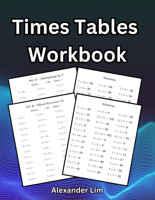 Times Tables Workbook: 2400+ Questions - Answers Included - 4270