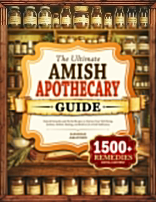 The Ultimate Amish Apothecary Guide: Natural Remedies and Herbal Recipes to Nurture your Well-Being, Embrace Holistic Healing, and Build a Life of Self-Sufficiency - 8185