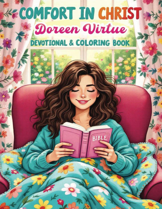 Comfort in Christ: Christian Large-Print Devotional and Coloring Book for Adult Women (Christian Devotionals & Coloring Books by Doreen Virtue) - 2559