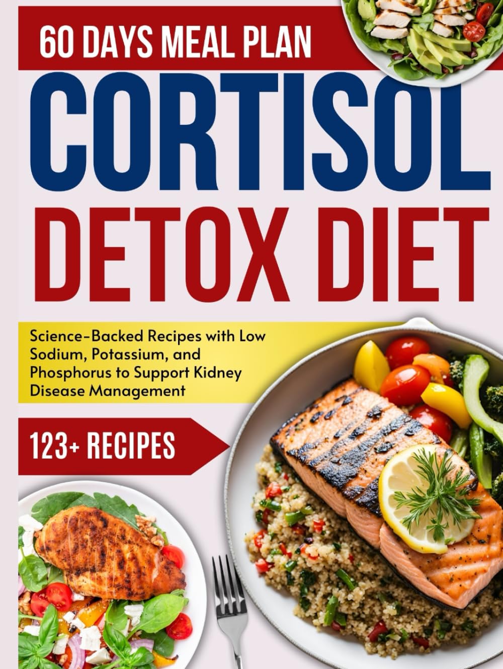 cortisol detox diet cookbook for beginners: Science-backed recipes and practical tips to calm stress, reduce anxiety, and balance your hormones - 9484