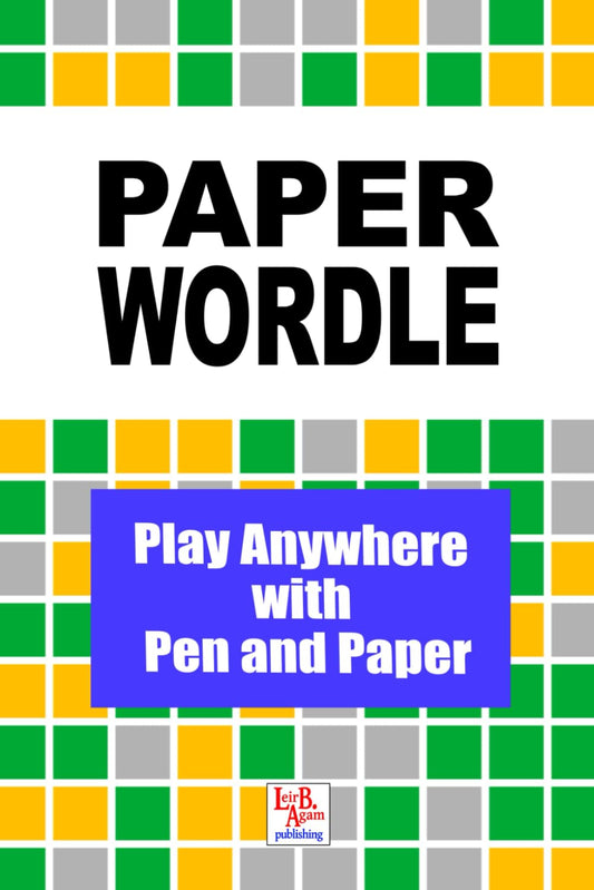 Paper Wordle: Play Anywhere with Pen and Paper - 8981