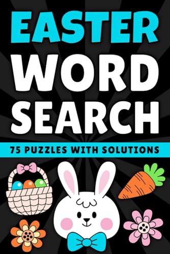 Easter Basket Stuffers: Easter Word Search Large Print: Funny Easter Activity Book for Kids, Teens and Adults - 2727
