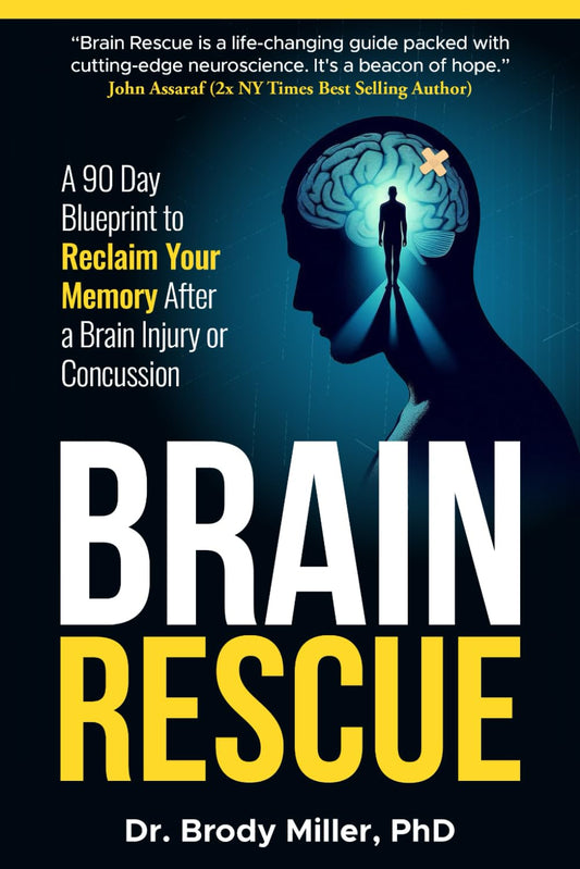 Brain Rescue: A 90 Day Blueprint to Reclaim Your Memory After a Brain Injury or Concussion - 3581