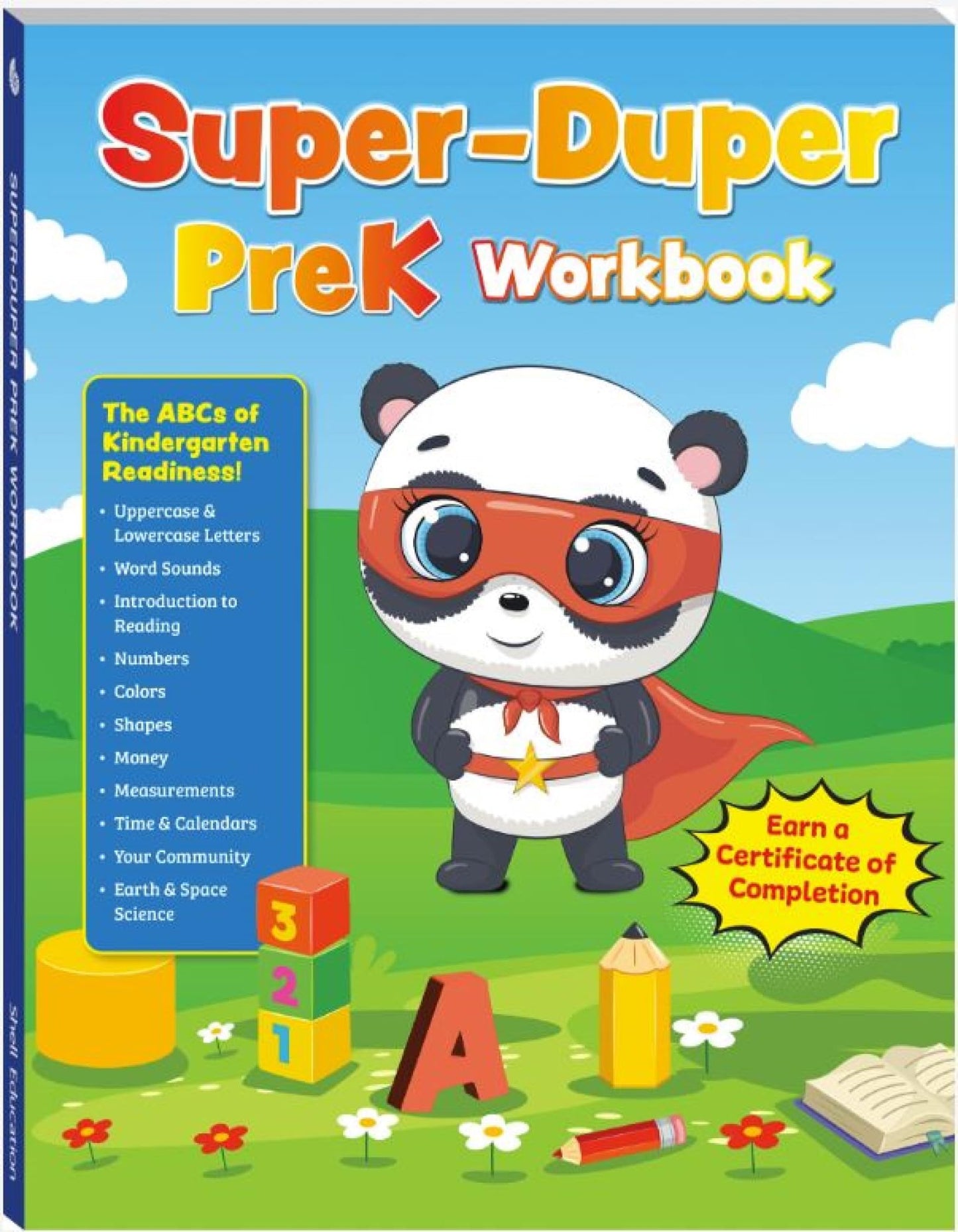 Super-Duper PreK Workbook: Spark Pre-Reading, Writing, and Math Skills!