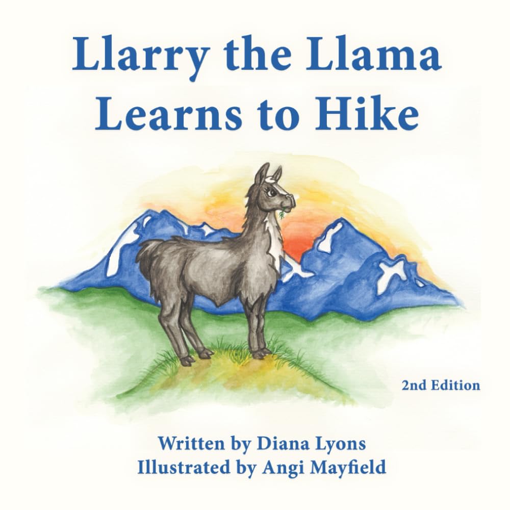 Llarry the Llama Learns to Hike: Llarry the llama gets a chance to go hiking in the Three Sisters wilderness. - 608