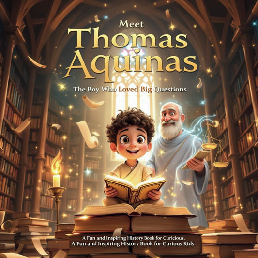 Meet Thomas Aquinas: The Boy Who Loved Big Questions – A Fun and Inspiring History Book for Curious Kids: A Fun and Educational Book About Philosophy, ... Through Storytelling with Plato, Socrates) - 6314