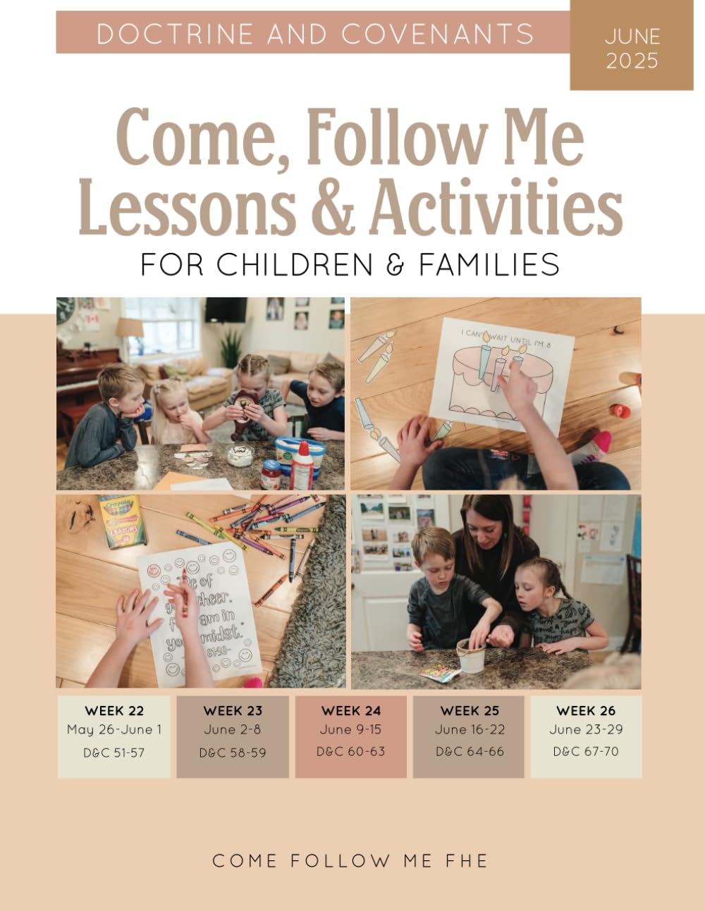 Come, Follow Me Lessons & Activities for Children & Families: Doctrine and Covenants: June 2025