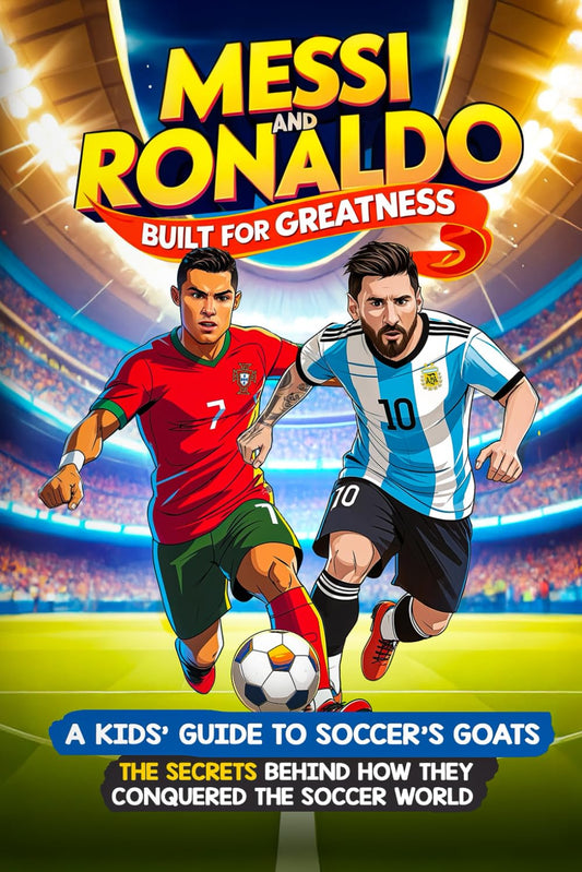 Messi and Ronaldo: Built for Greatness – A Kids Guide to Soccer Goats: The Secrets Behind How They Conquered The Soccer World - 3108