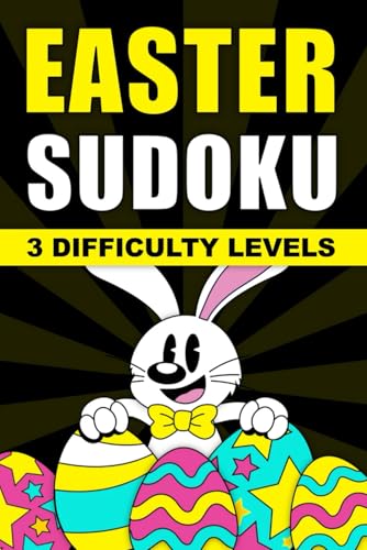 Easter Basket Stuffers: Easter Sudoku Large Print: Funny Easter Brain Teaser for Kids, Teens and Adult - 4291