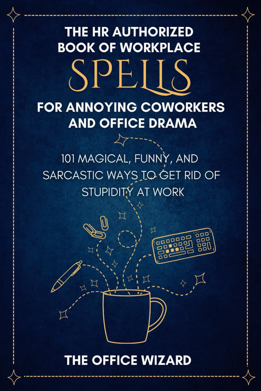 The HR Authorized Book of Workplace Spells for Annoying Coworkers and Office Drama: 101 Magical, Funny, and Sarcastic Ways to Get Rid of Stupidity at ... Coworkers) (Workplace Books of Spells Series)