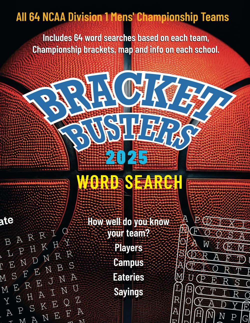 Bracket Busters 2025 Word Search (College Sports Puzzle Books)