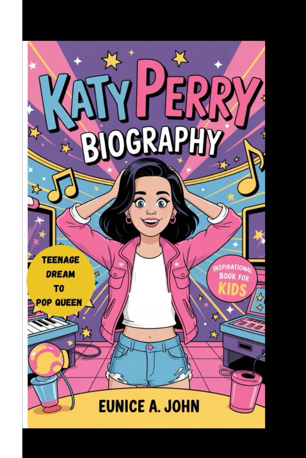 KATY PERRY BIOGRAPHY: Teenage Dream to Pop Queen (Inspirational Book For Kids) - 6395
