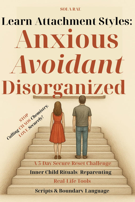 Learn Attachment Styles: ANXIOUS AVOIDANT DISORGANIZED. STOP CHAOS. LOVE SECURELY!: Heal Relationship Patterns! - 6399