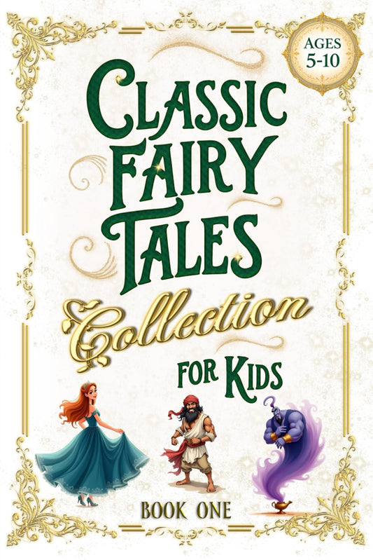 Classic Fairy Tales Collection for Kids - Book One: Adventure & Bravery - Short Bedtime Stories & Fables (Illustrated Storybooks for Children) - 3911