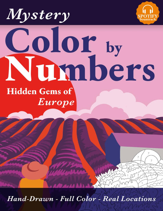 Color by Numbers - Hidden Gems of Europe: An Artist-Drawn Travel Experience for Adults with Real Photos, Clues & Cultural Stories to Uncover - 6874