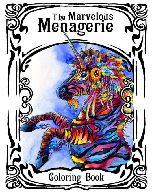 The Marvelous Menagerie Coloring Book