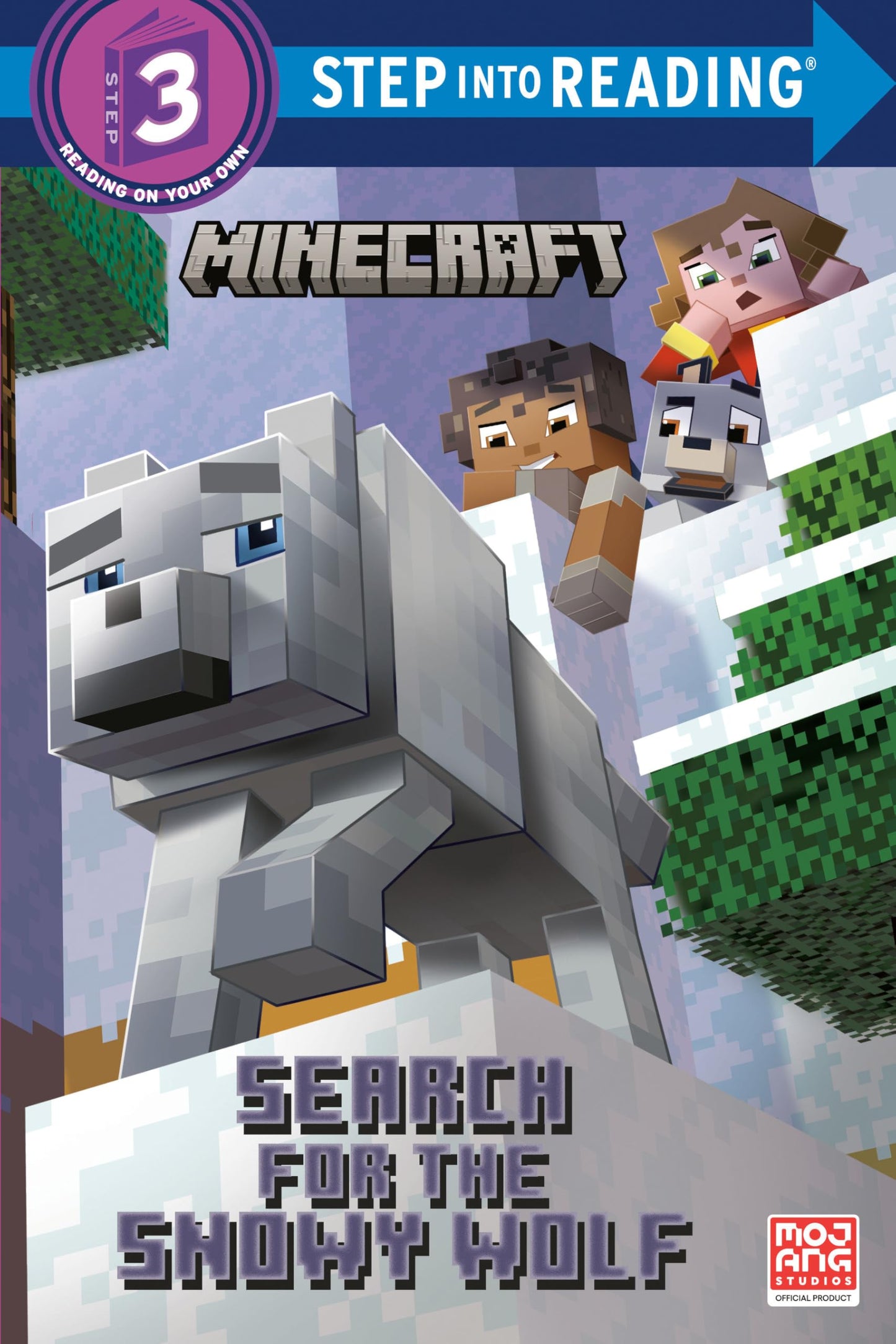 Search for the Snowy Wolf (Minecraft) (Step into Reading, Step 3)