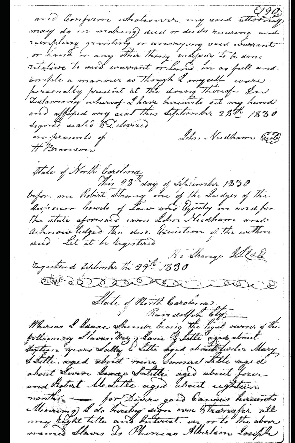 The Slave Deeds of Asheboro, NC: Volume I (The SydTek University Stacks) - 2283