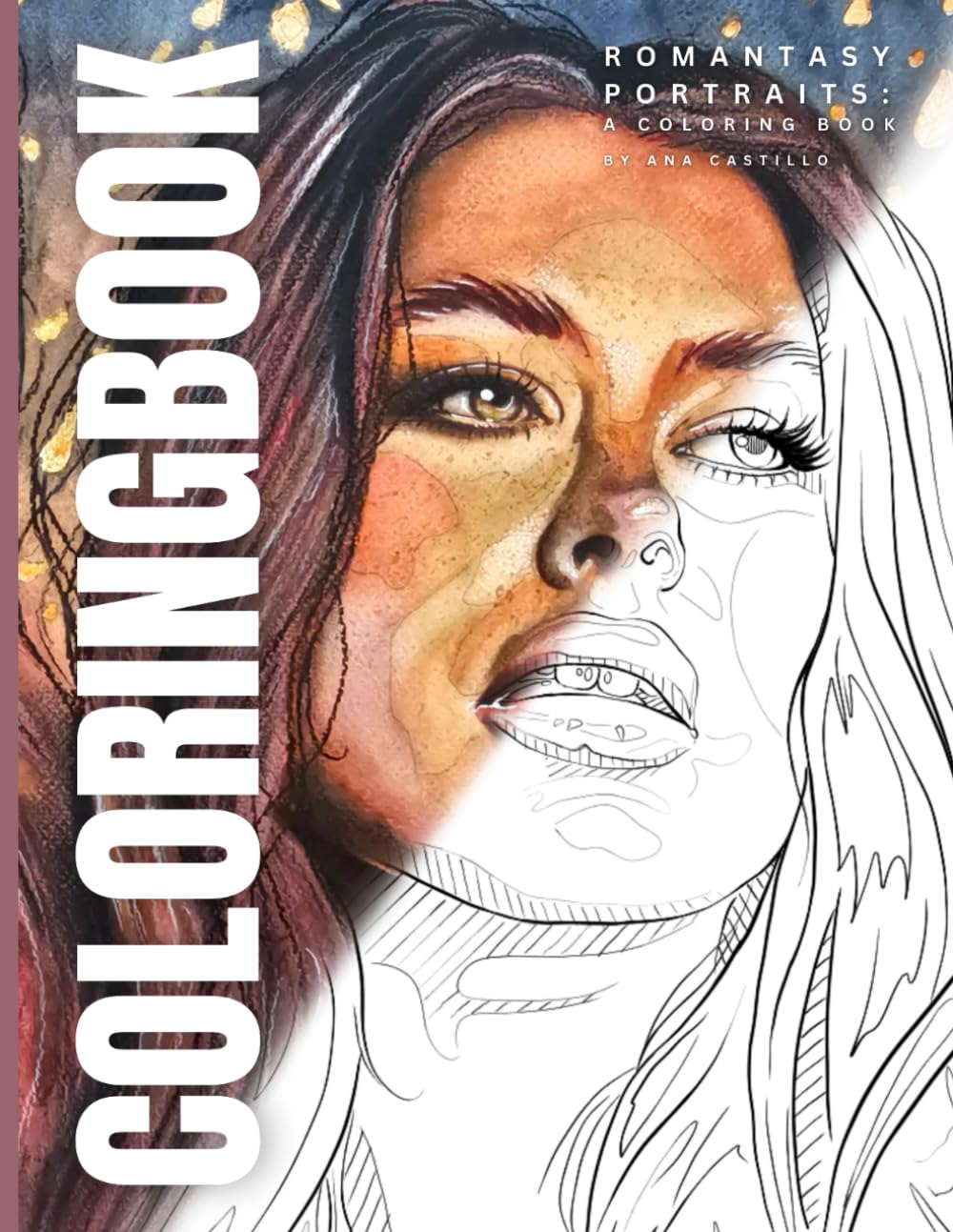 Romantasy Portraits: A Coloring Book (Color Me Romantasy) - 8521