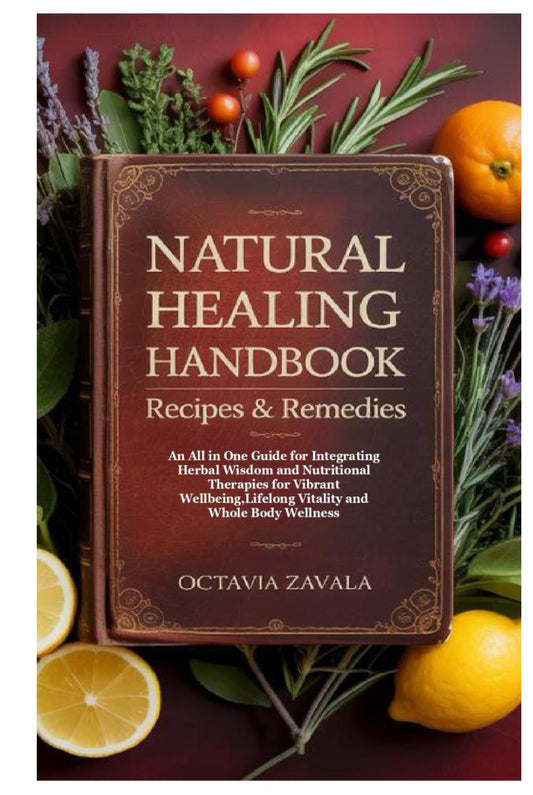 Natural Healing Handbook Recipes & Remedies: An All in One Guide for Integrating Herbal Wisdom and Nutritional Therapies for Vibrant Wellbeing,Lifelong Vitality and Whole Body Wellness