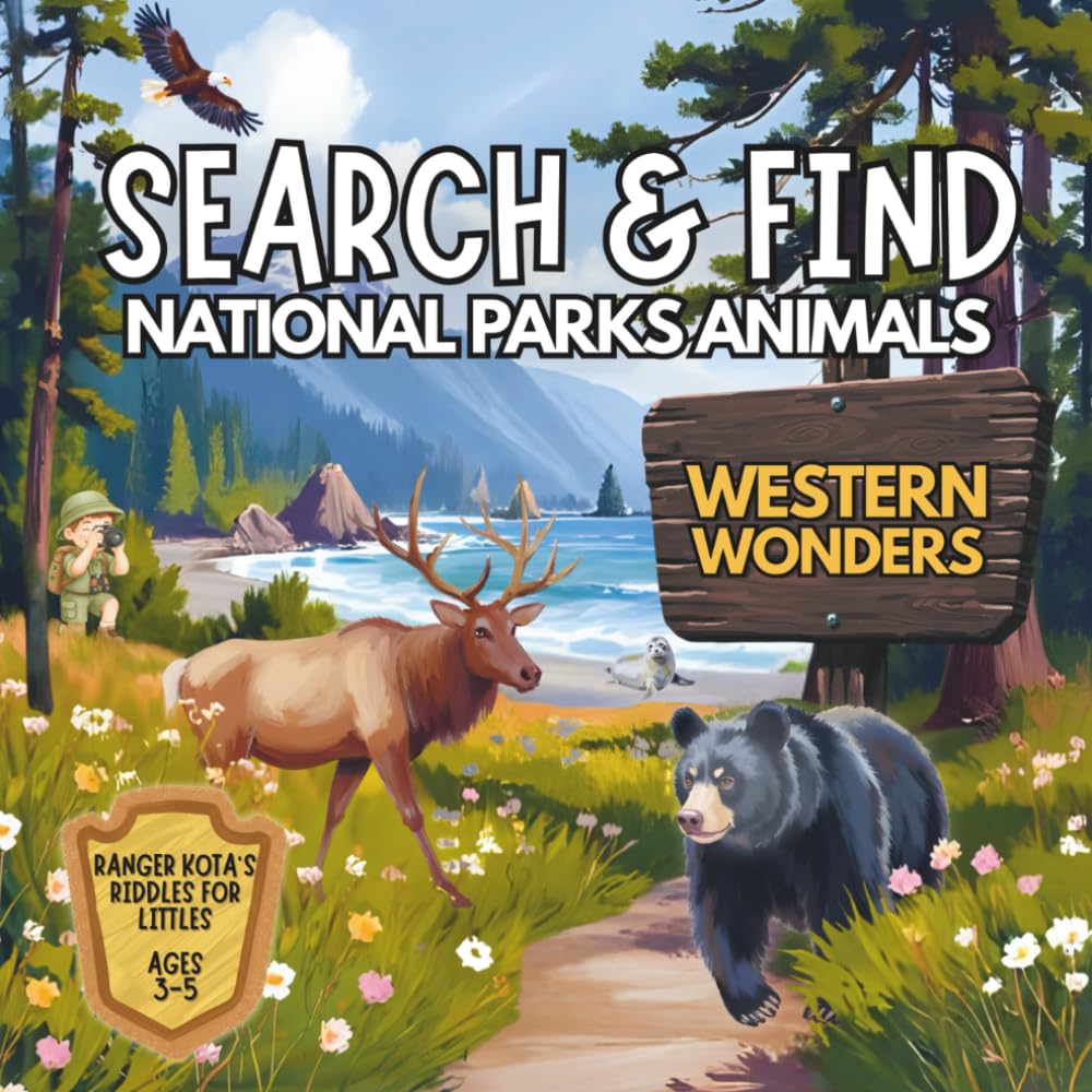 Search & Find National Parks Animals: Western Wonders (Riddles for Littles)