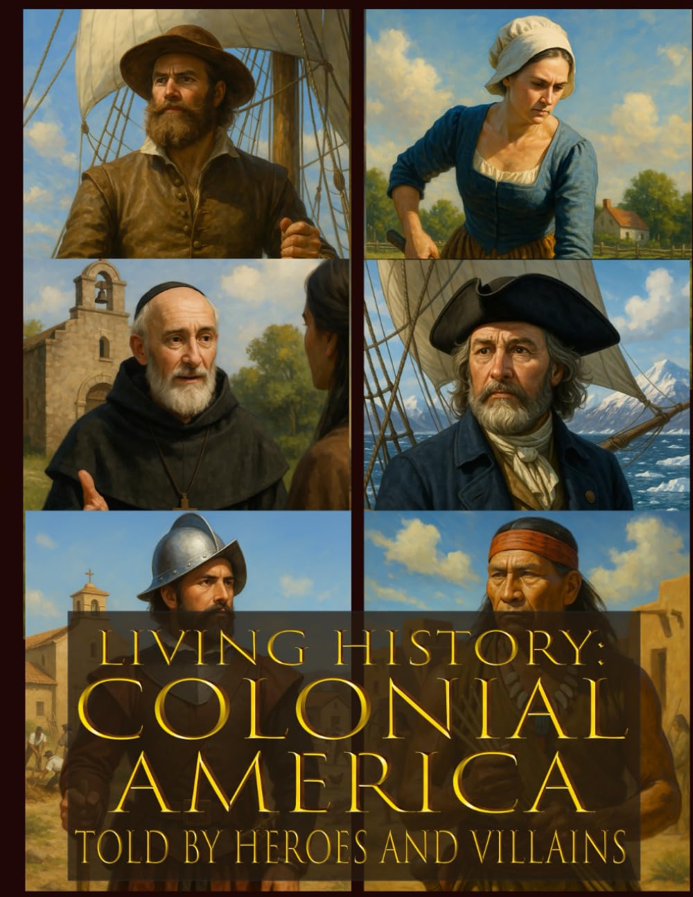Living history: Colonial America - Told By Heroes and Villains: Heroes and Villains Series: Colonial America - Told By Those Who Were There