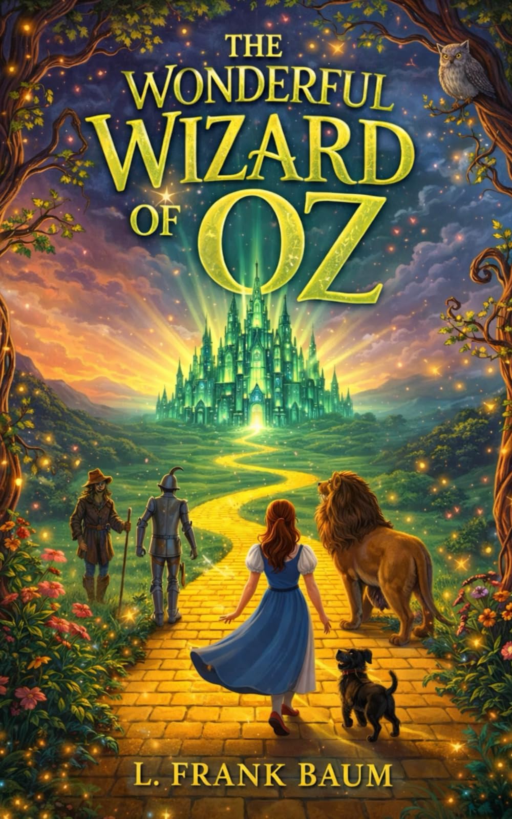 The Wonderful Wizard of Oz (Illustrated): Original text with images/illustrations included