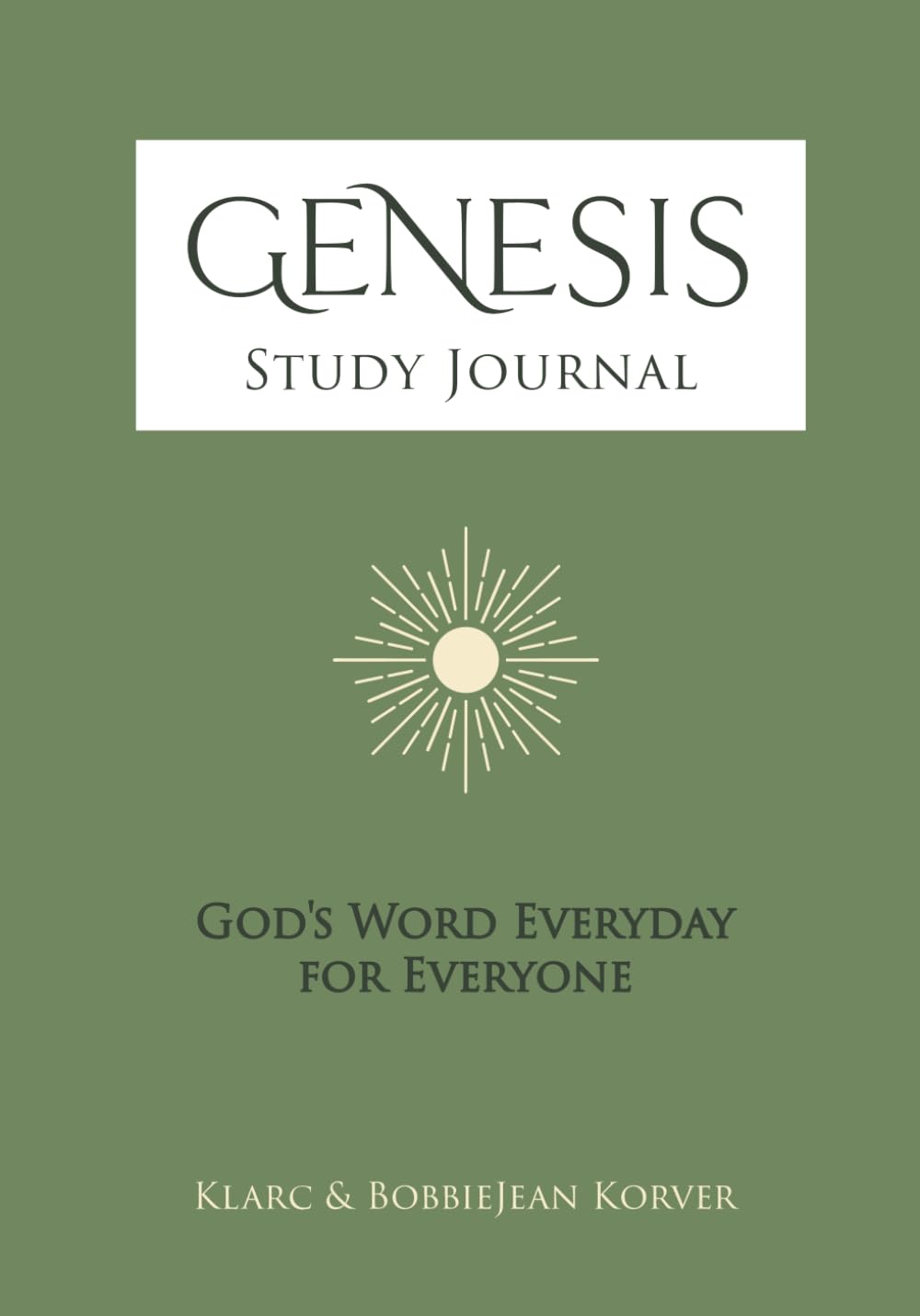 Genesis Study Journal